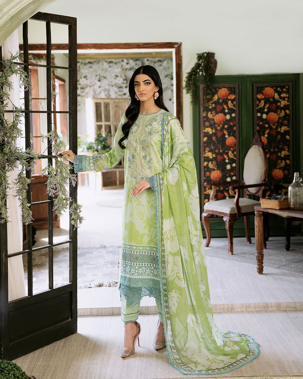 Roheenaz | Flora Printed Lawn | Euphoria - House of Zarish