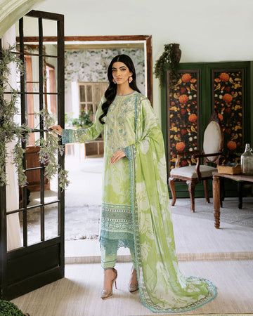 Roheenaz | Flora Printed Lawn | Euphoria - House of Zarish