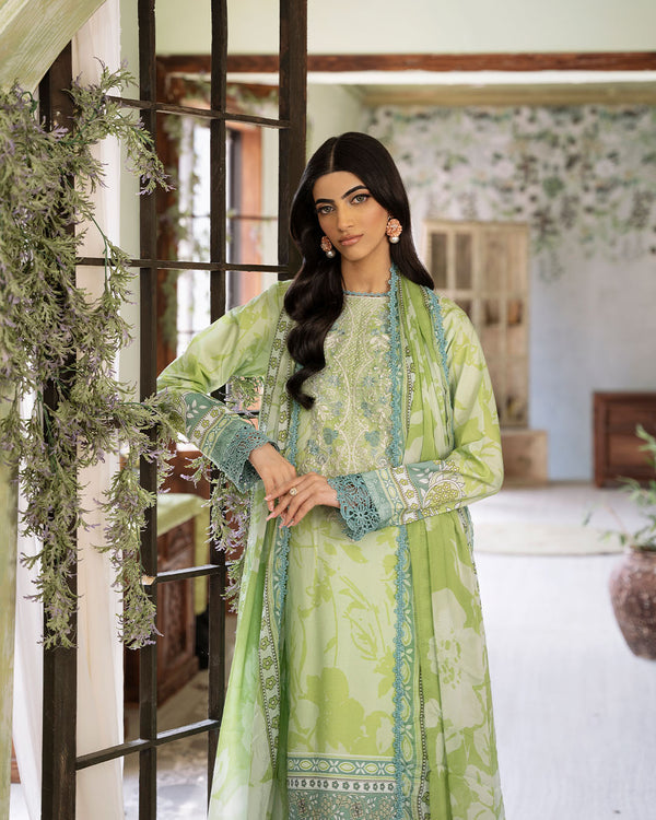 Roheenaz | Flora Printed Lawn | Euphoria - House of Zarish
