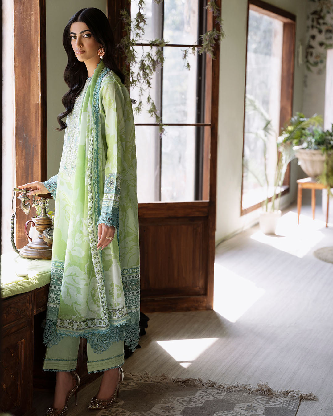 Roheenaz | Flora Printed Lawn | Euphoria - House of Zarish