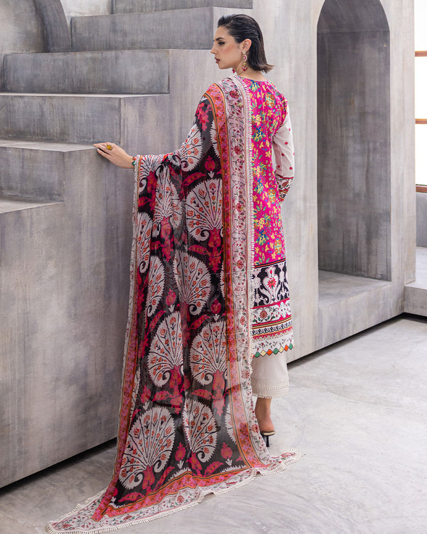 Roheenaz | Azalea Printed Lawn 24 | Marigold Meadows - House of Zarish