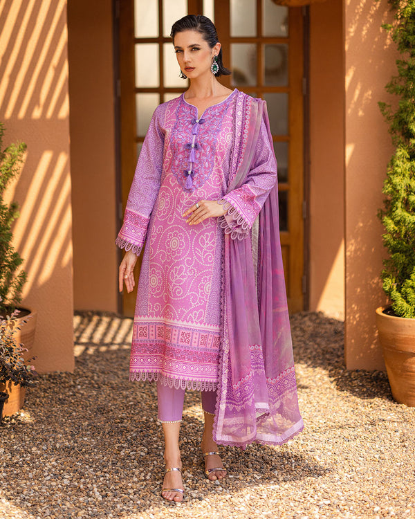 Roheenaz | Azalea Printed Lawn 24 | Azure Dream - House of Zarish