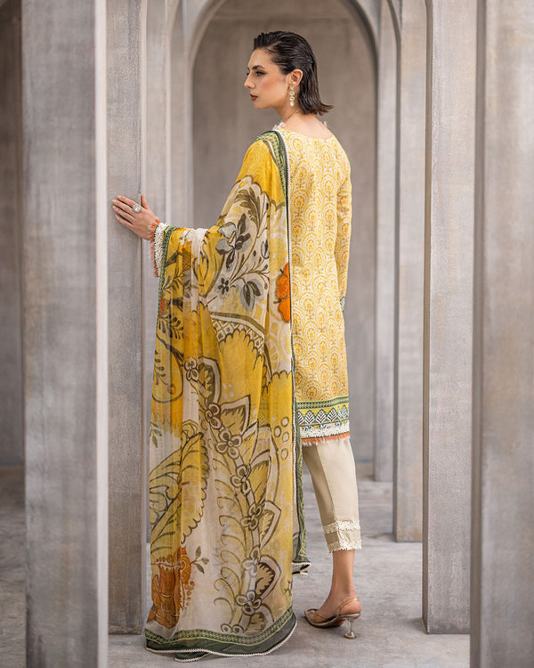 Roheenaz | Azalea Printed Lawn 24 | Celestial Silk - House of Zarish