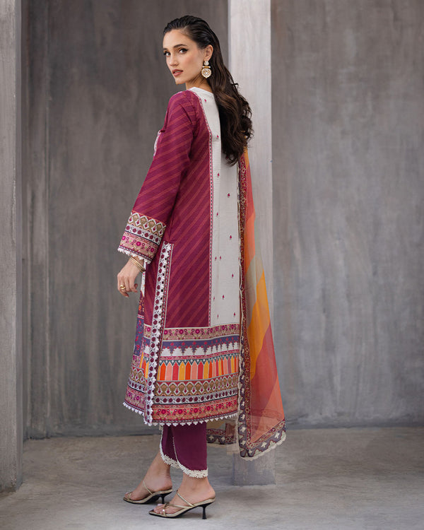 Roheenaz | Azalea Printed Lawn 24 | Orchid Oasis - House of Zarish