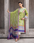Roheenaz | Azalea Printed Lawn 24 | Serene Seafoam - House of Zarish