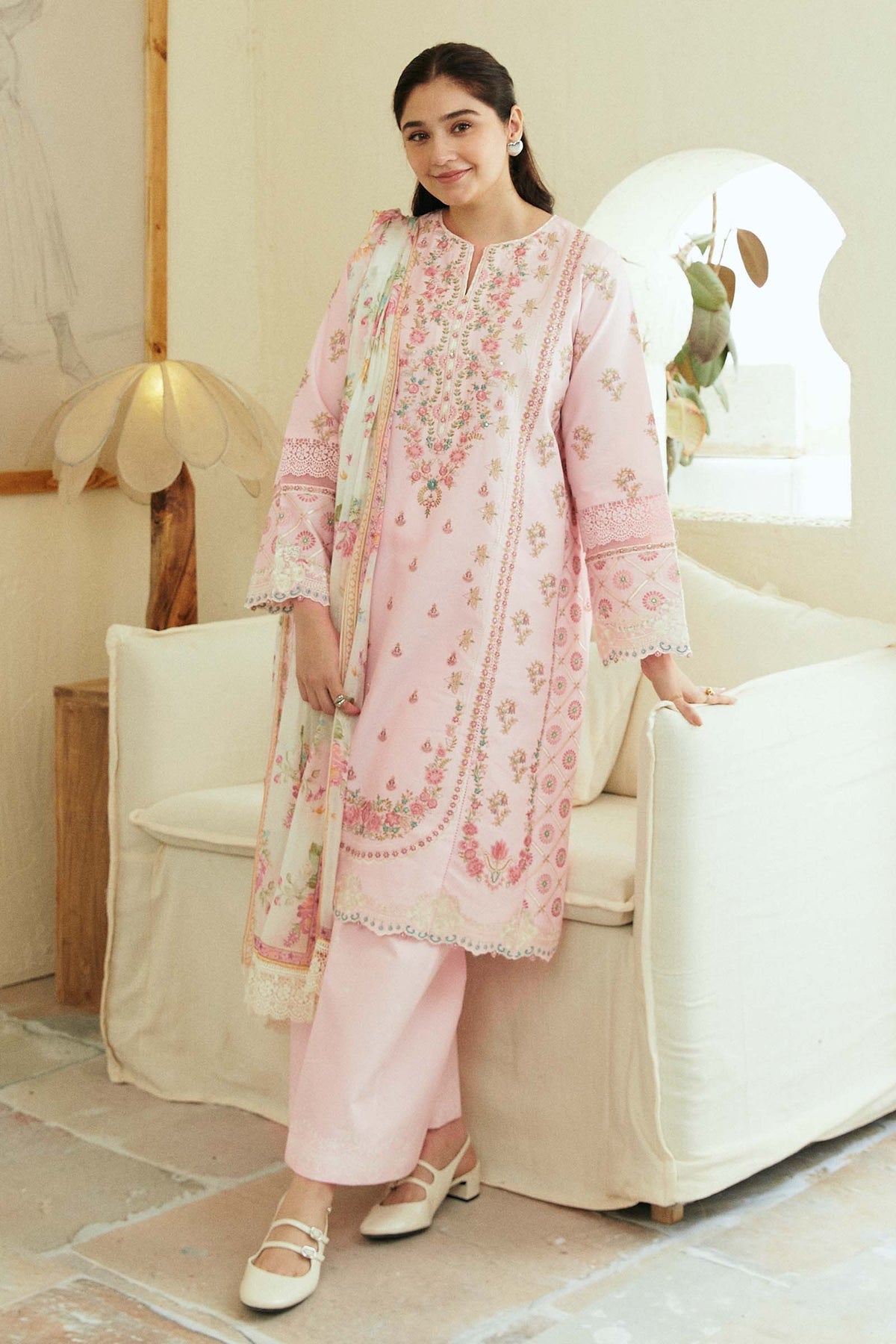 Zara Shahjahan | Coco Lawn Eid Edit 24 | ROOHI-D8 - House of Zarish