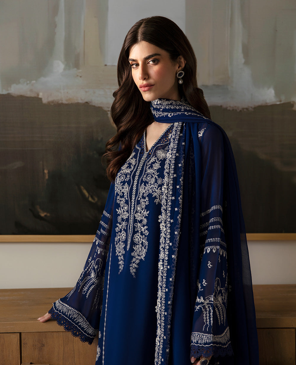 Republic Womenswear | Premium Pret 25 | RPP-05 (Bleu r??veur) - House Of Anaya
