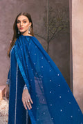 Azure | Embroidered Ensembles 3 Pcs | Radiant Sky - House of Zarish