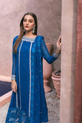 Azure | Embroidered Ensembles 3 Pcs | Radiant Sky - House of Zarish