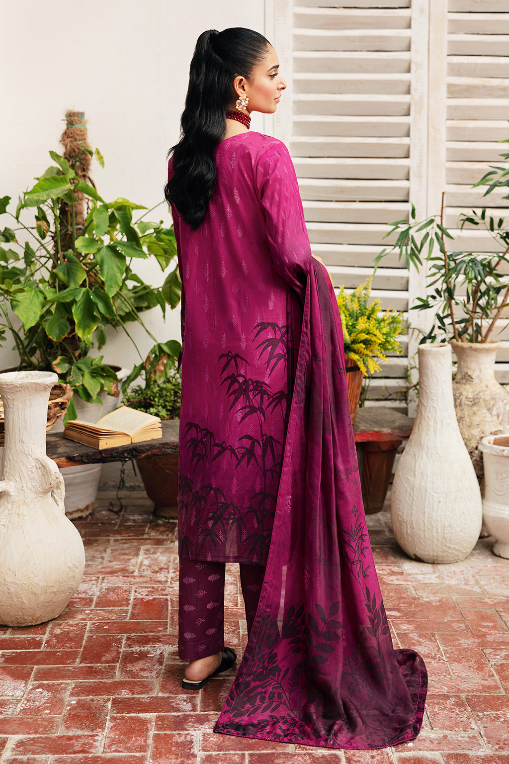 Ramsha | Rangrez Lawn Collection | N-408 - House Of Anaya