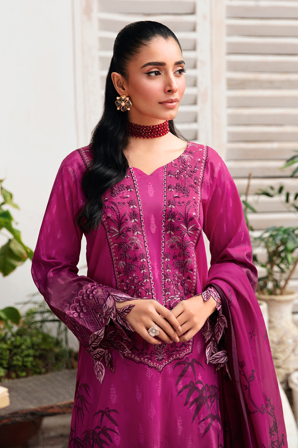 Ramsha | Rangrez Lawn Collection | N-408 - House Of Anaya