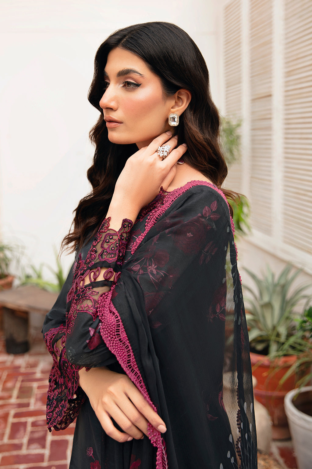 Ramsha | Rangrez Lawn Collection | N-401 - House Of Anaya