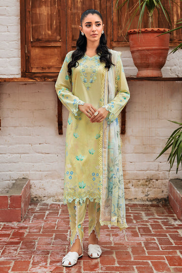Ramsha | Rangrez Lawn Collection | N-407 - House Of Anaya