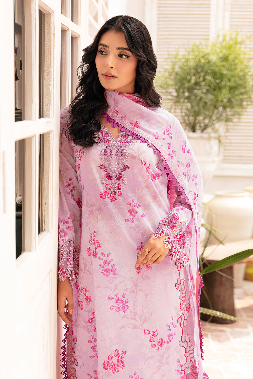 Ramsha | Rangrez Lawn Collection | N-405 - House Of Anaya