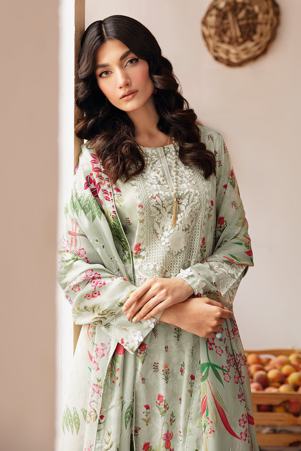 Ramsha | Rangrez Lawn Collection | N-409 - House Of Anaya