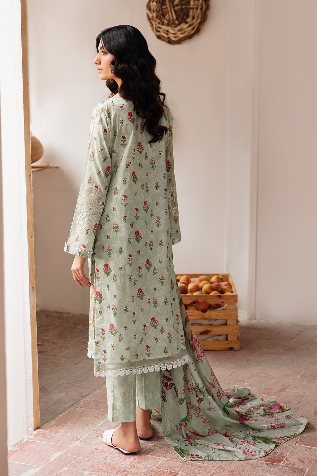 Ramsha | Rangrez Lawn Collection | N-409 - House Of Anaya