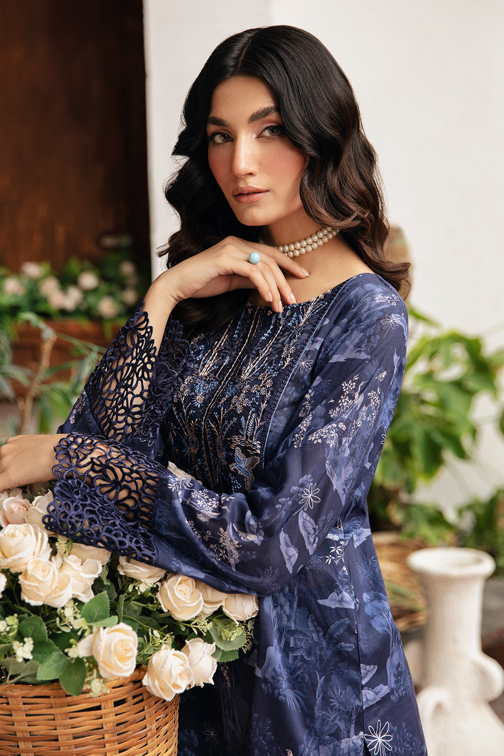Ramsha | Rangrez Lawn Collection | N-404 - House Of Anaya