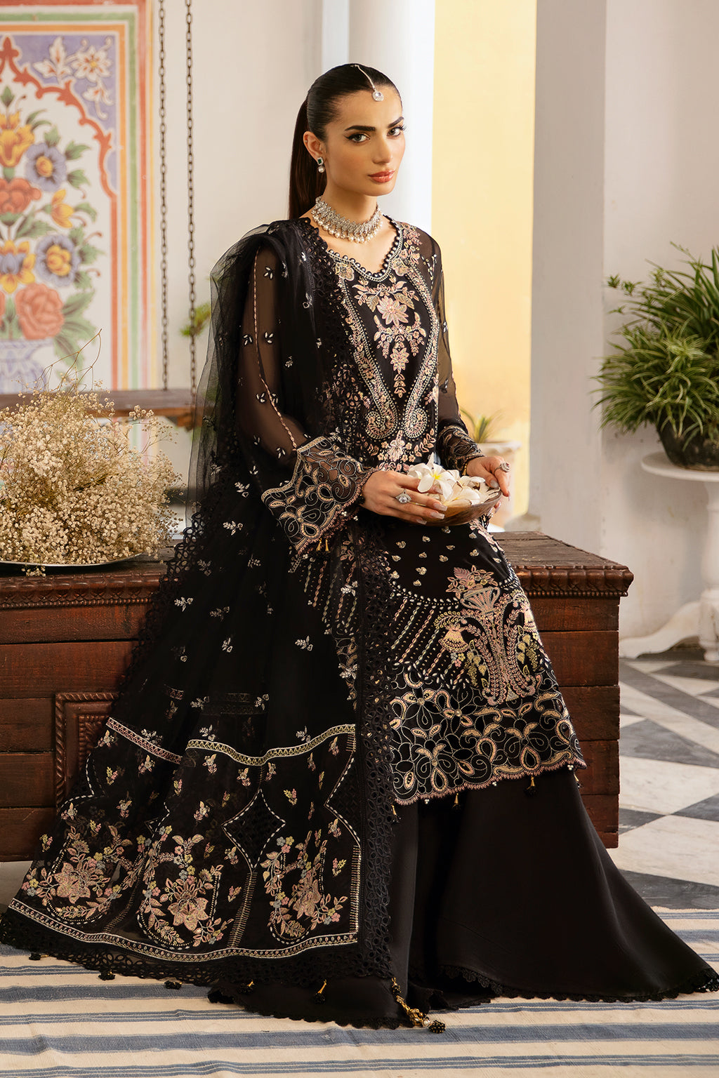 Ramsha | Dastak Luxury Chiffon Collection |  Q-106