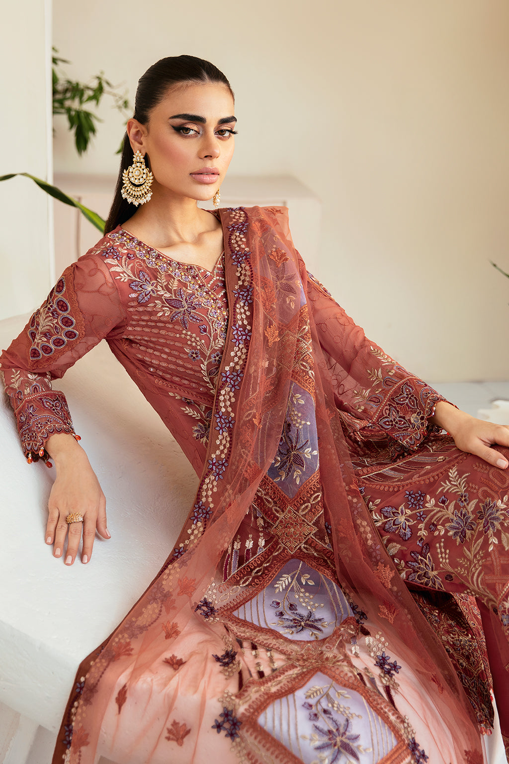 Ramsha | Dastoor Chiffon | P-109