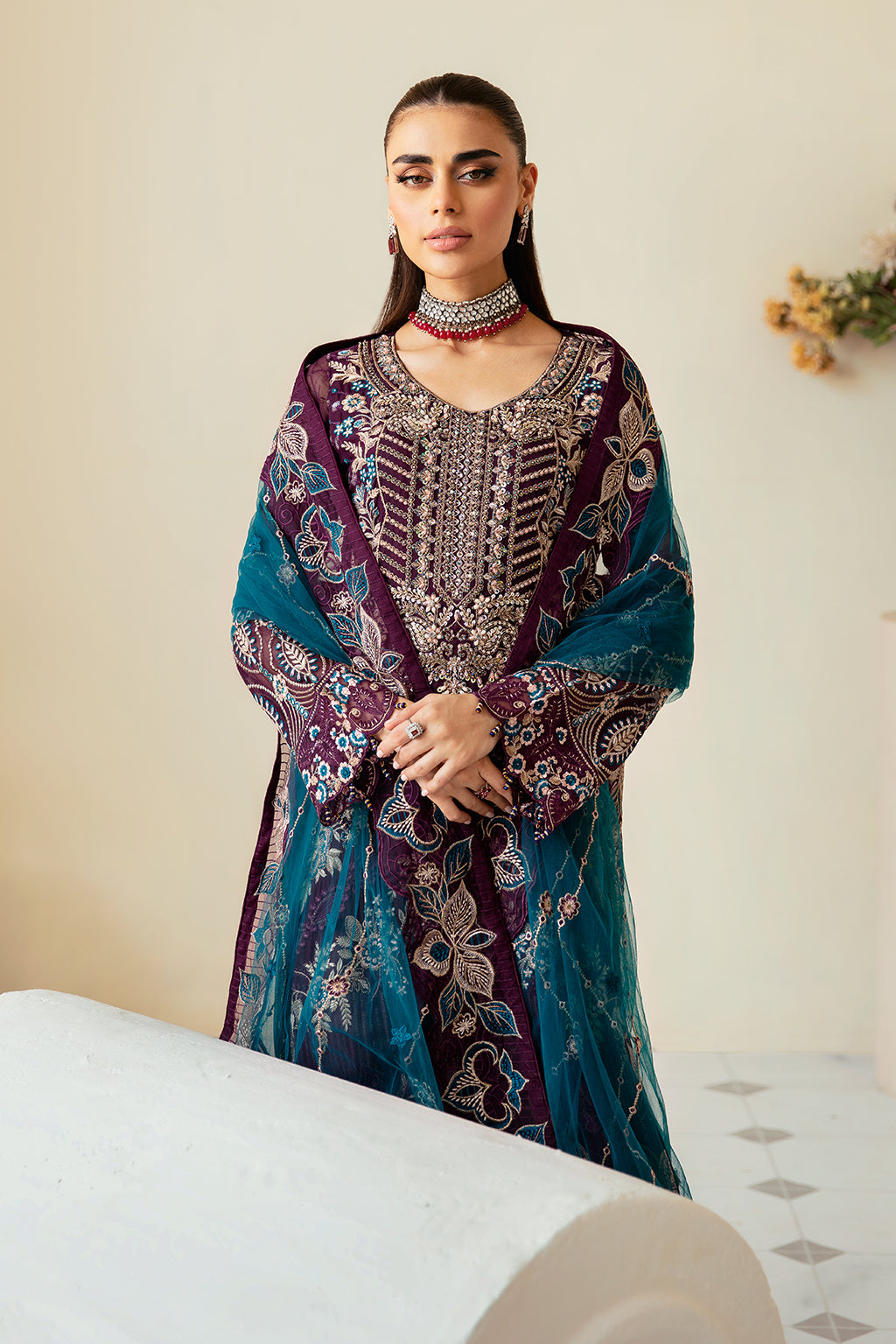 Ramsha | Dastoor Chiffon | P-102