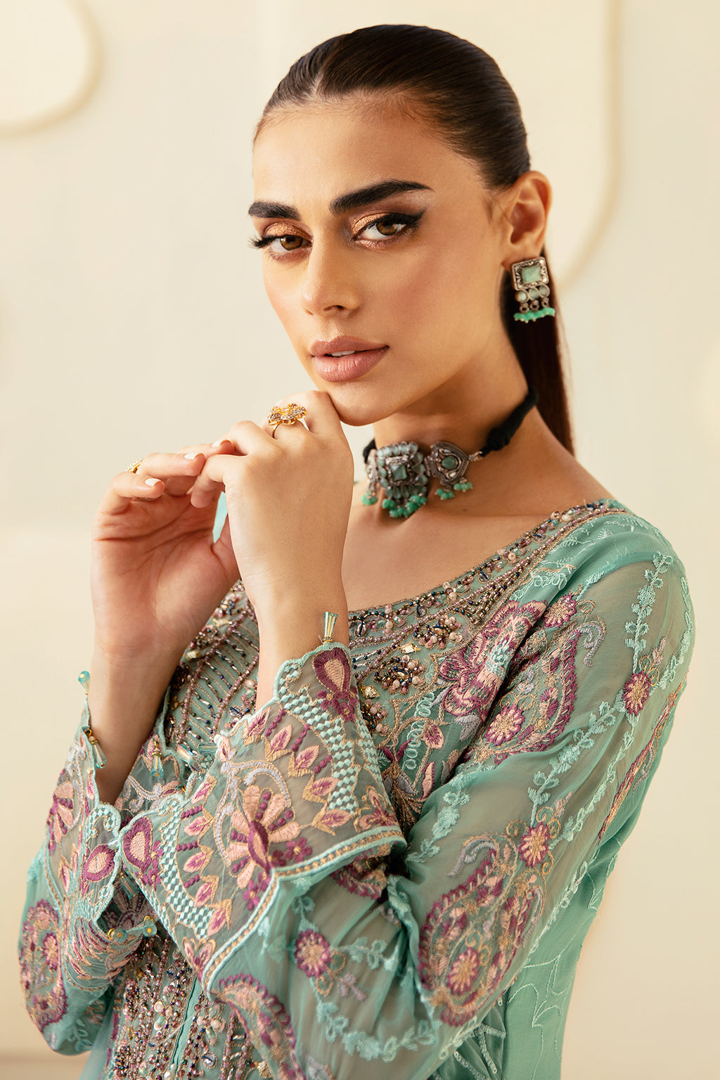 Ramsha | Dastoor Chiffon | P-107