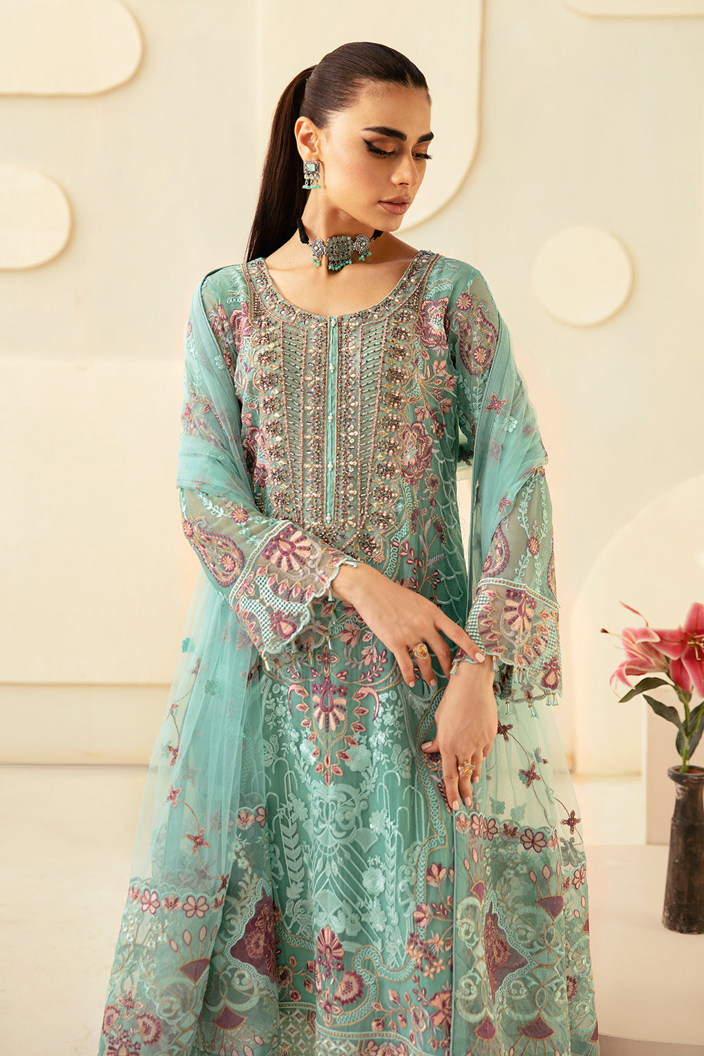 Ramsha | Dastoor Chiffon | P-107