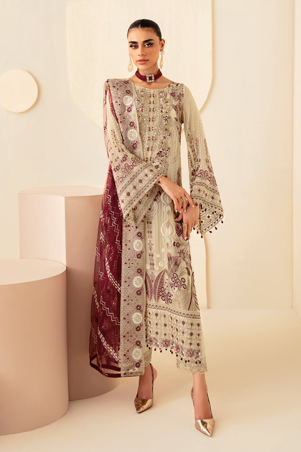Ramsha | Dastoor Chiffon | P-103