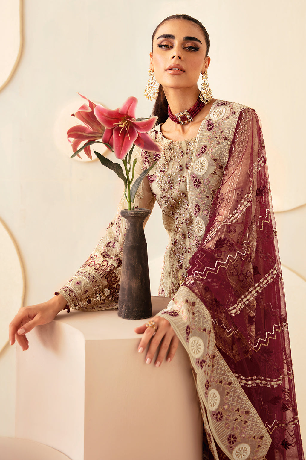 Ramsha | Dastoor Chiffon | P-103
