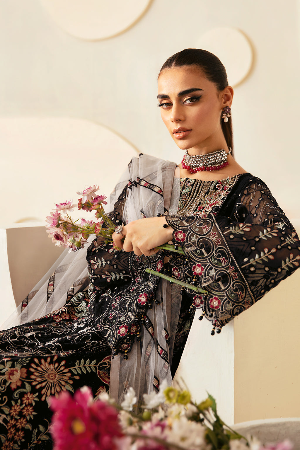 Ramsha | Dastoor Chiffon | P-105