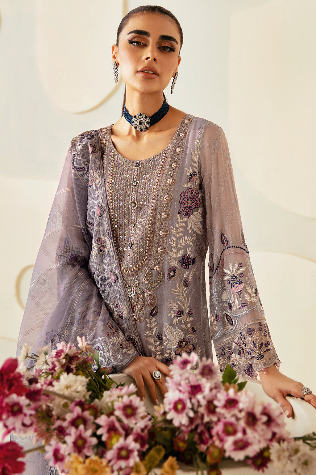 Ramsha | Dastoor Chiffon | P-108