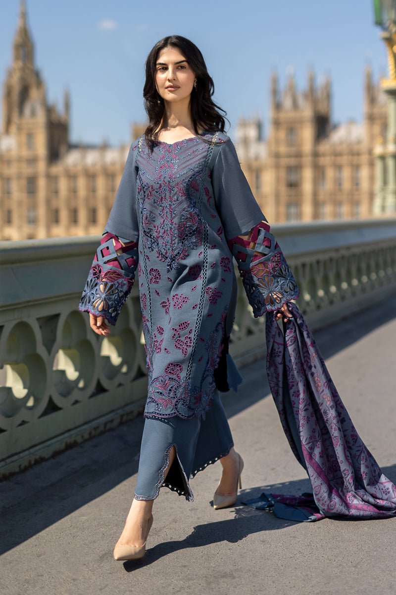 Rangrasiya | Carnation Winter Shawl | Delilah