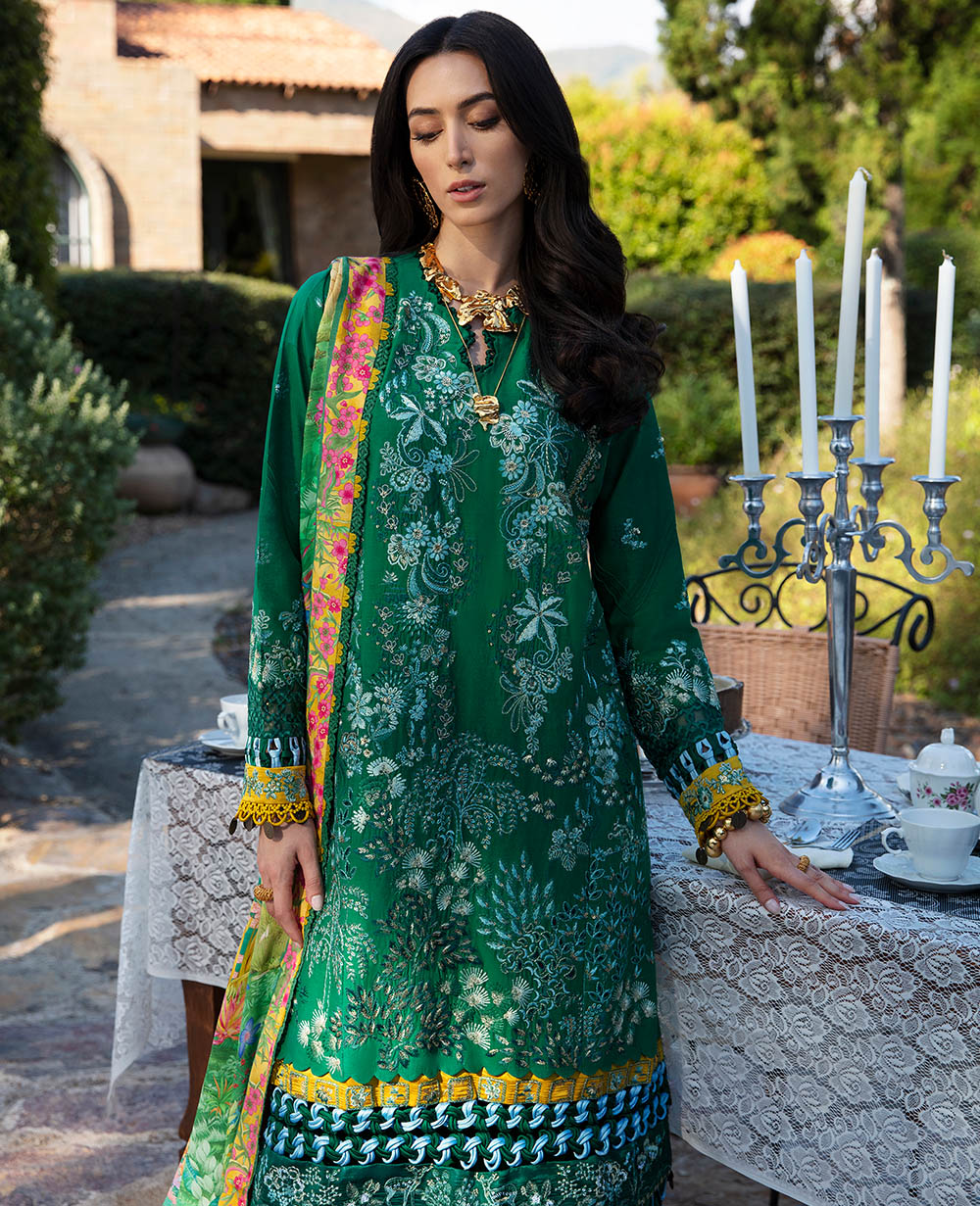 Republic Womenswear | Ilana Eid Luxury Lawn |Helene - House Of Anaya
