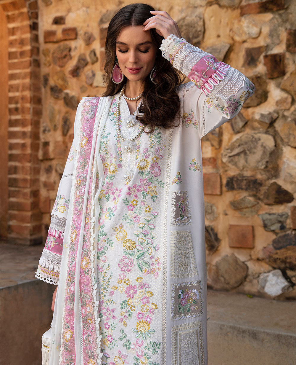 Republic Womenswear | Ilana Eid Luxury Lawn | Reveuse - House Of Anaya