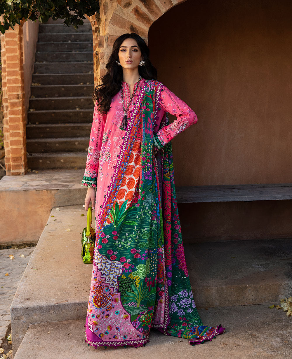 Republic Womenswear | Ilana Eid Luxury Lawn | Clemence - House Of Anaya