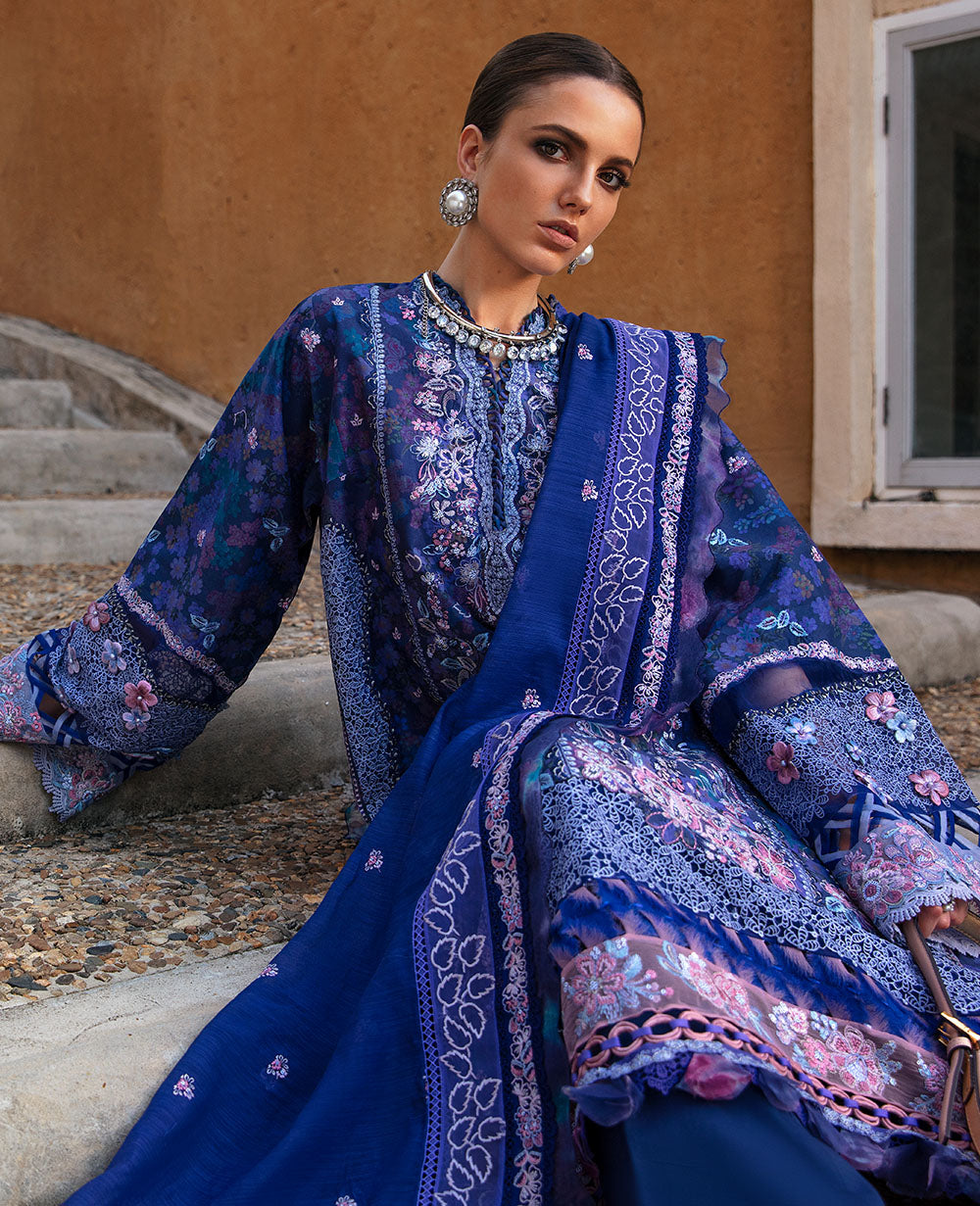 Republic Womenswear | Ilana Eid Luxury Lawn | Lawn Lune - House Of Anaya