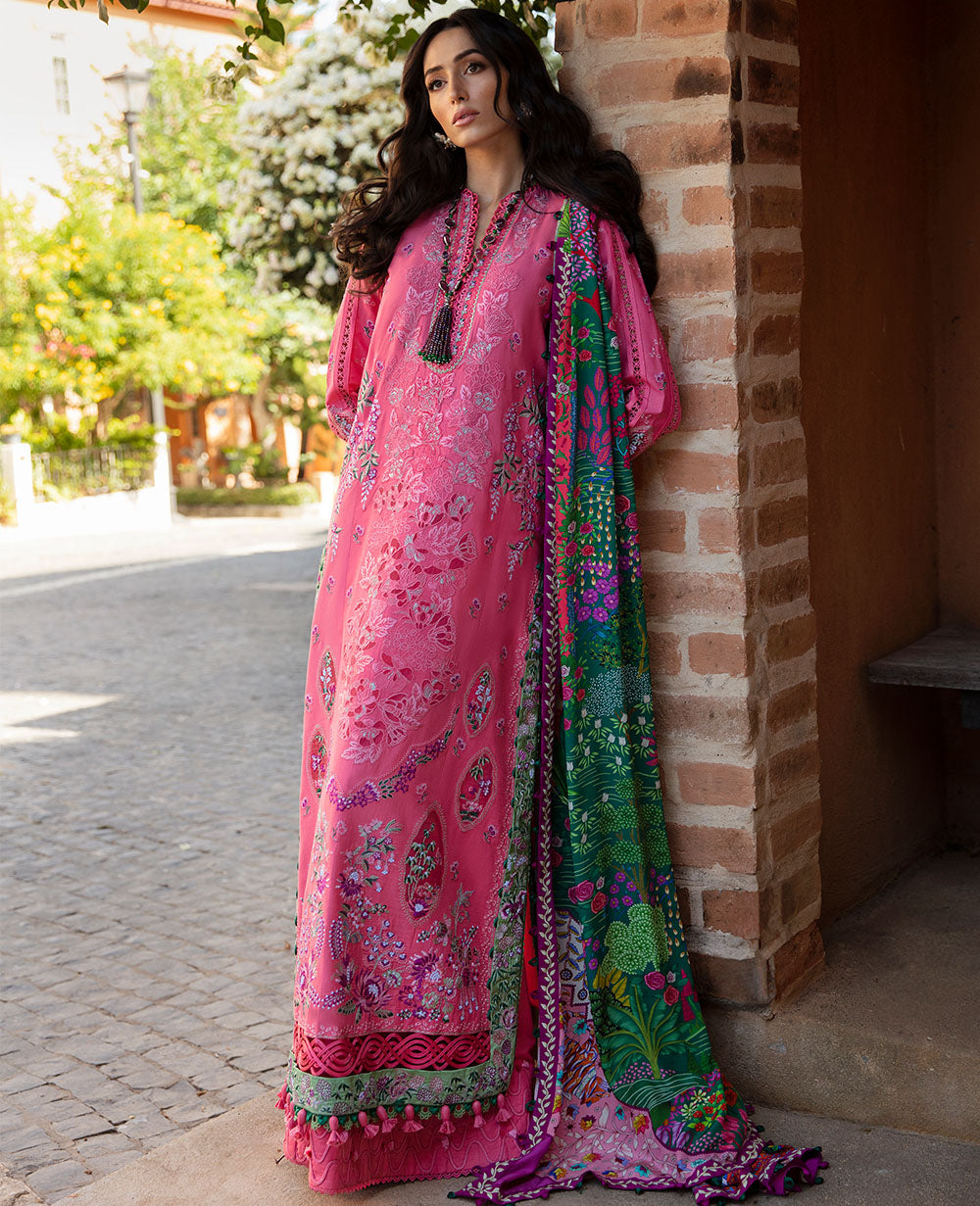 Republic Womenswear | Ilana Eid Luxury Lawn | Clemence - House Of Anaya