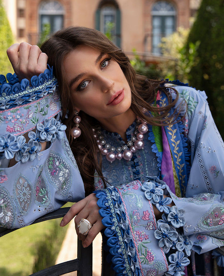 Republic Womenswear | Ilana Eid Luxury Lawn | Elodie - House Of Anaya