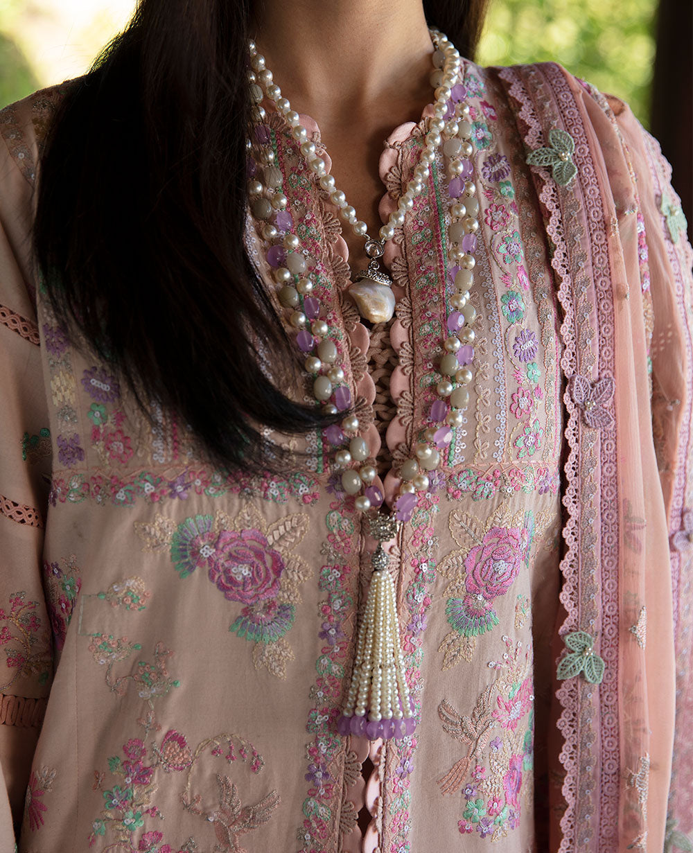Republic Womenswear | Ilana Eid Luxury Lawn | Lumiere - House Of Anaya