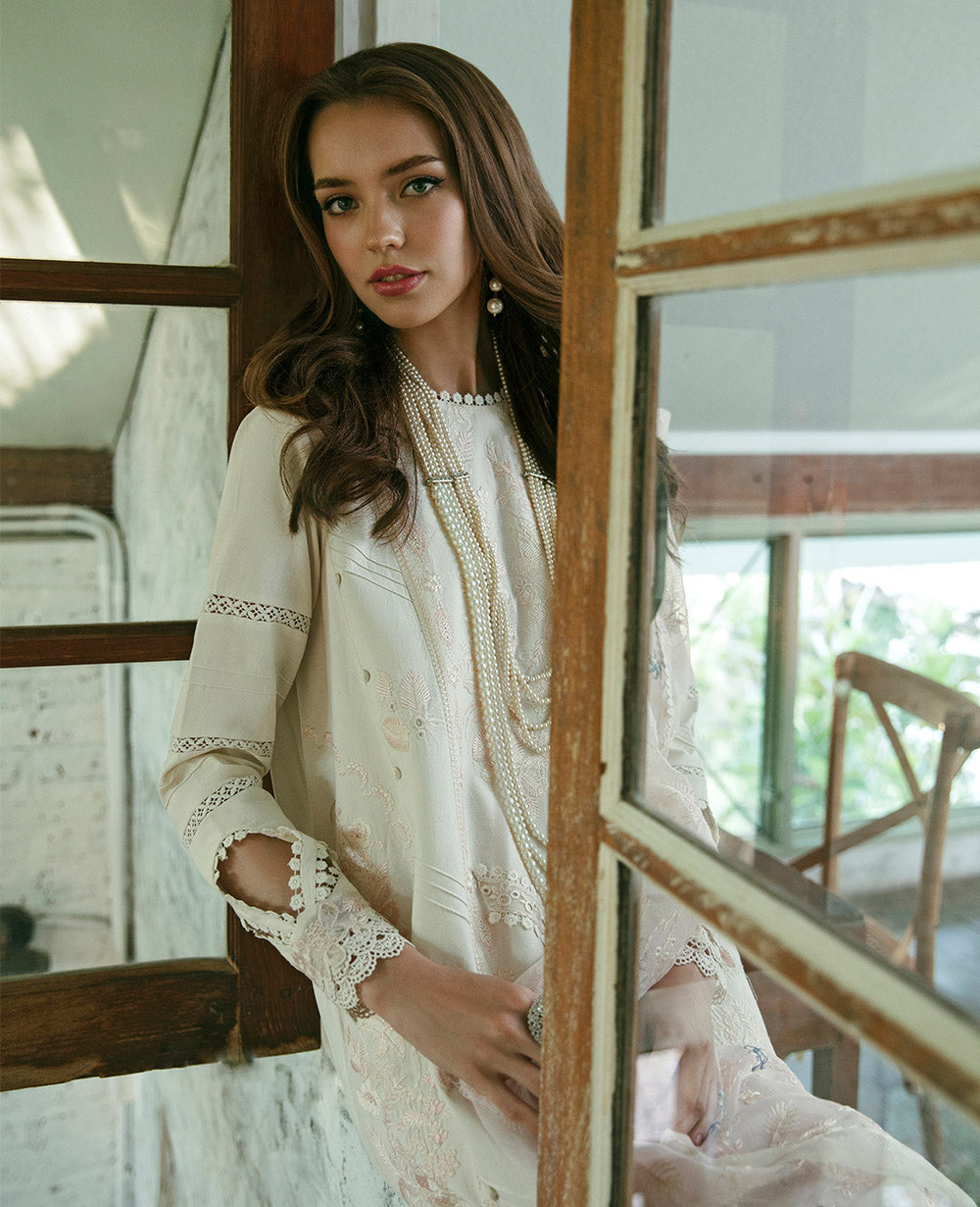 Republic Womenswear | Embroidered Pret 24 | Leuer - House Of Anaya
