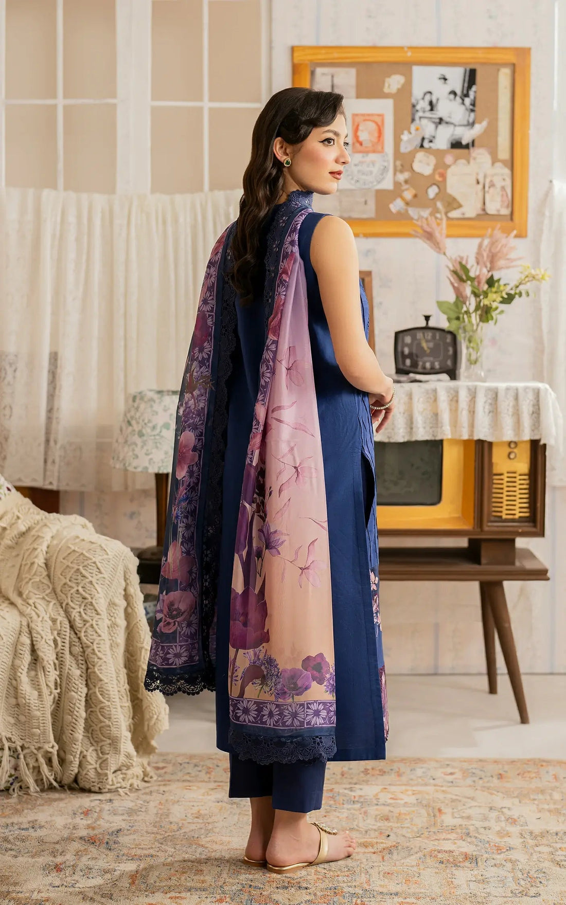 Asifa and Nabeel | Meraki Vintage 25 | Resham (MVL25-18) - House Of Zarish