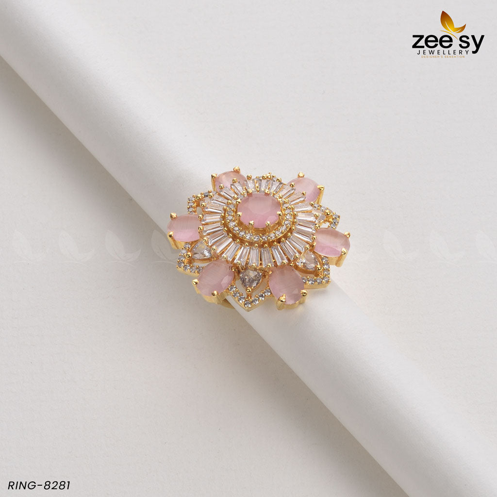 Sunflower Ring-8281 - House Of Zarish