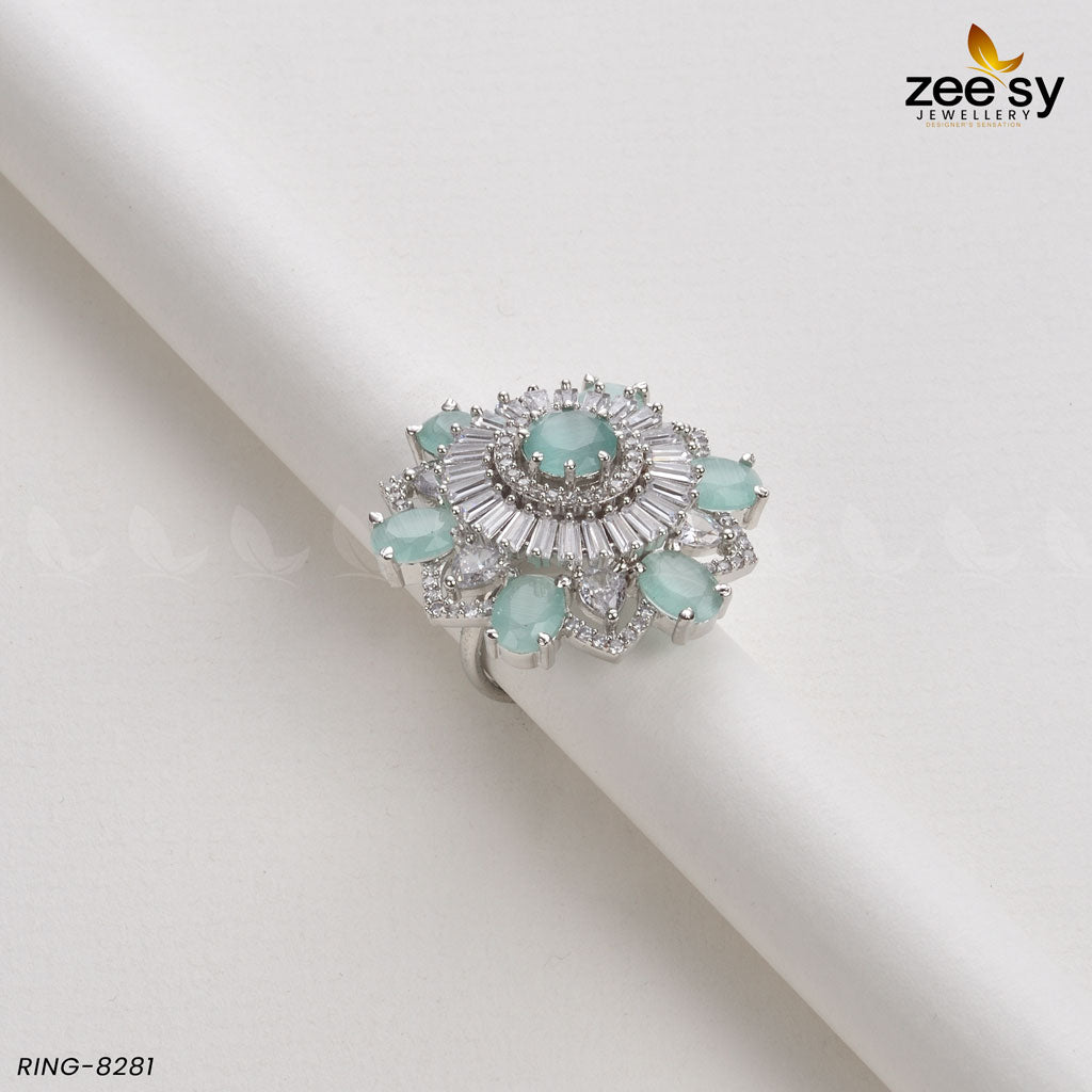 Sunflower Ring-8281 - House Of Zarish