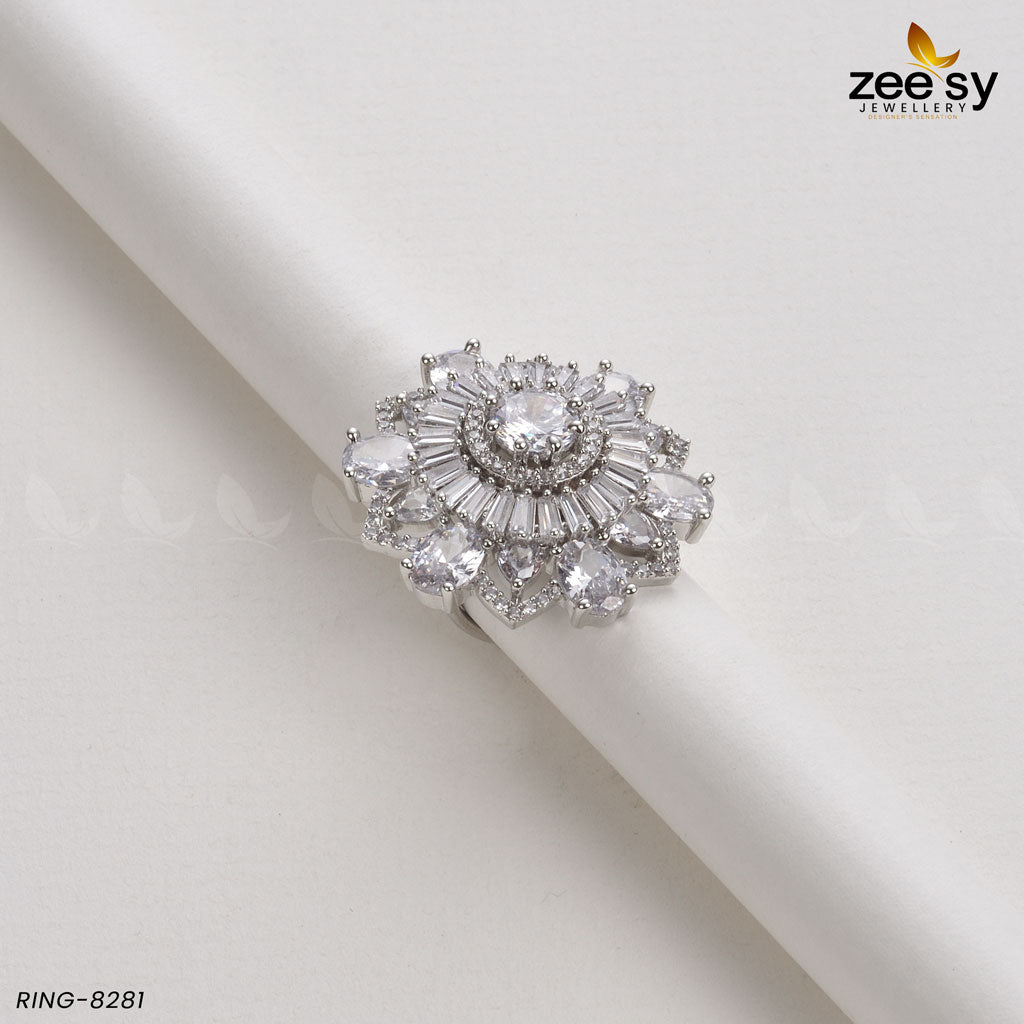 Sunflower Ring-8281 - House Of Zarish
