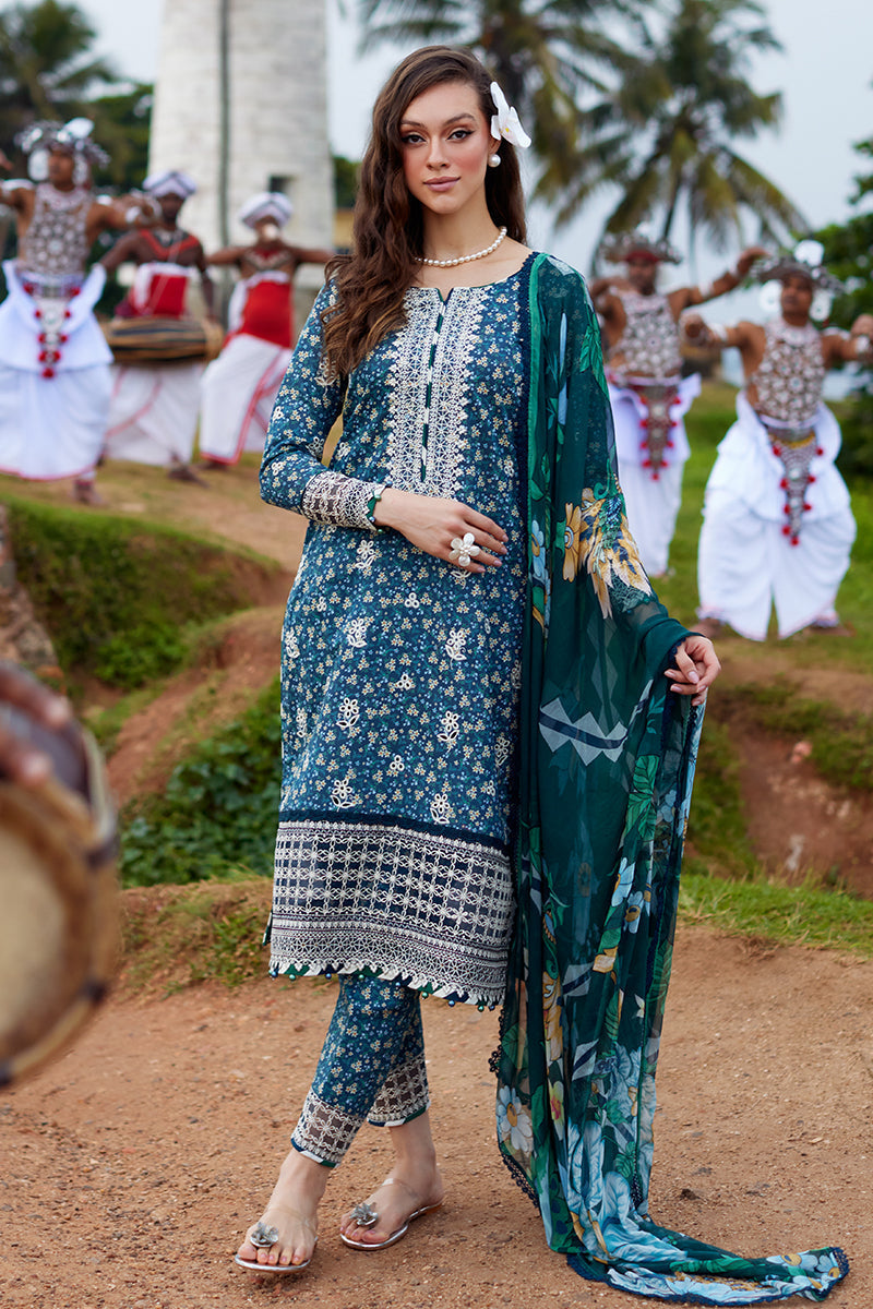 Gulaal | Saffira Lawn 25 | Chloe - House Of Anaya