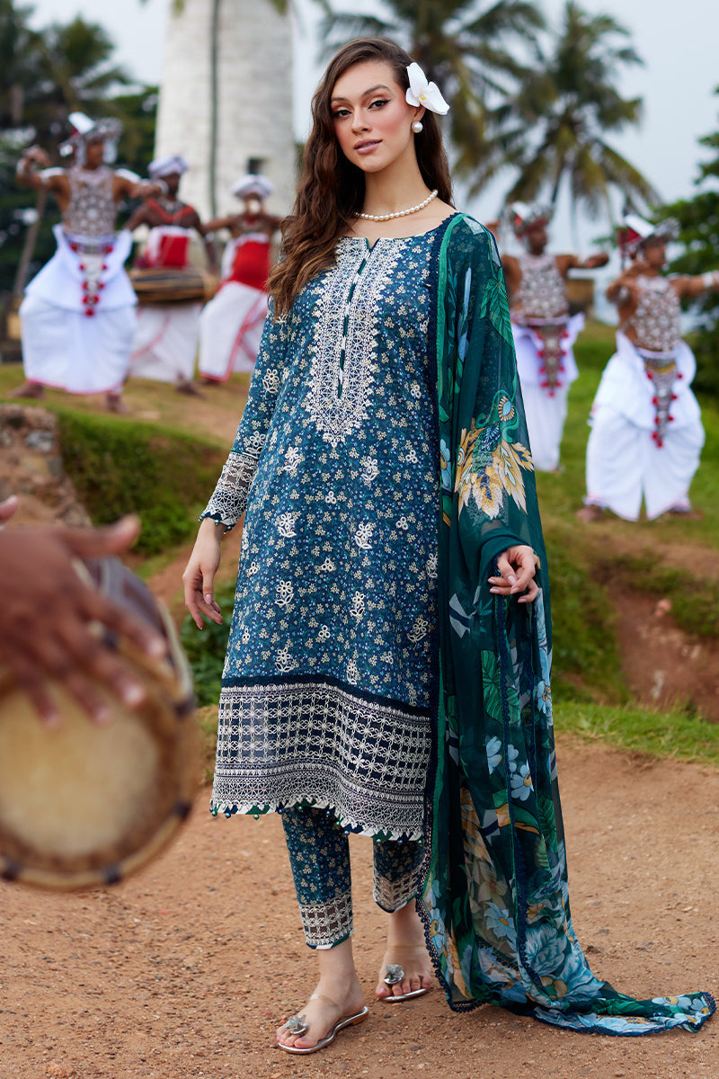 Gulaal | Saffira Lawn 25 | Chloe - House Of Anaya