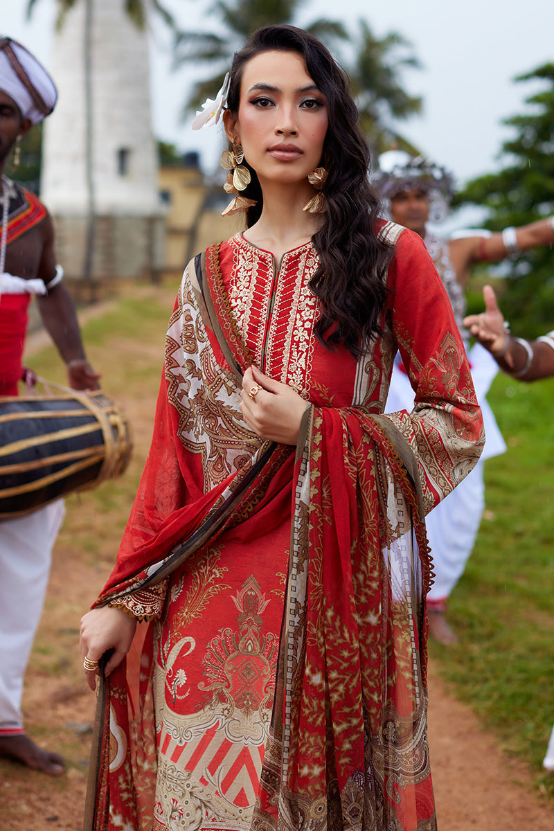 Gulaal | Saffira Lawn 25 | Zhuri - House Of Anaya