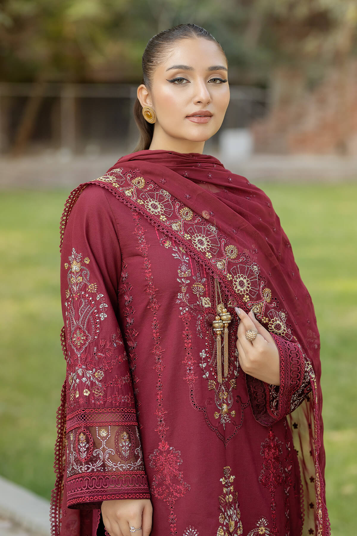 Imrozia Premium | Subah e Roshan | S.L 74 Firdous - House Of Anaya