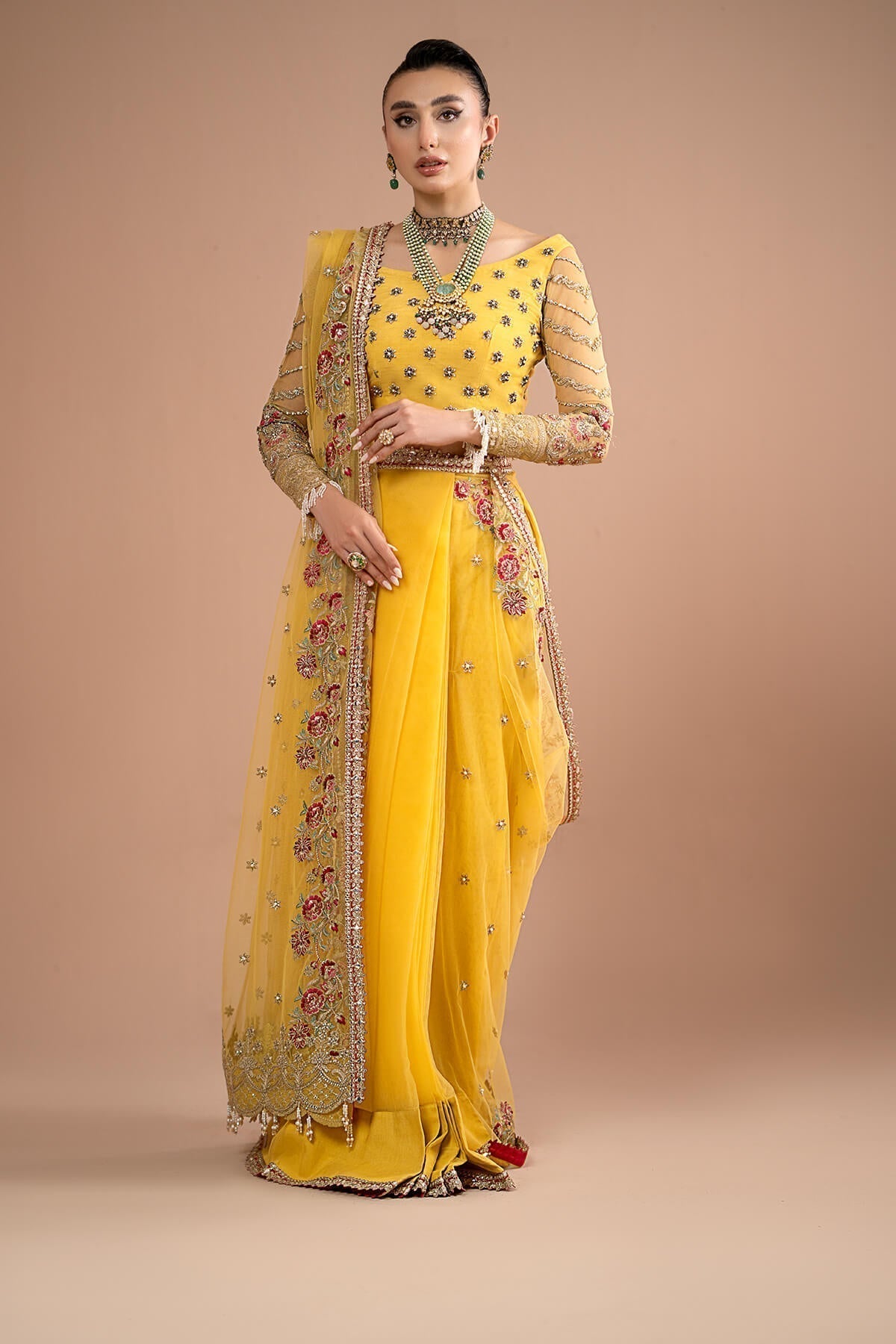 Imrozia Premium | Lumiere Luxury Sarees | 02 Lustrous Gold - House Of Anaya