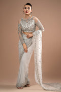 Imrozia Premium | Lumiere Luxury Sarees | 07 Misty Grey