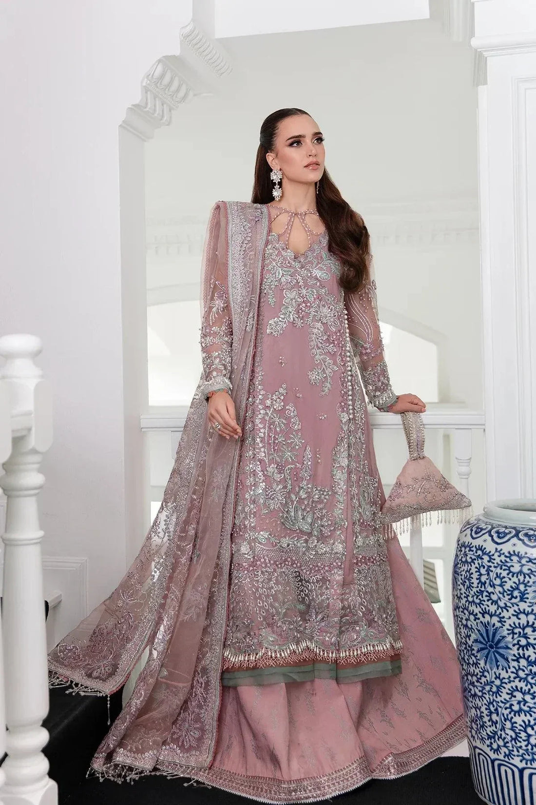 AJR Couture | Alif Luxury Wedding Formals 23 | Violet - House Of Anaya